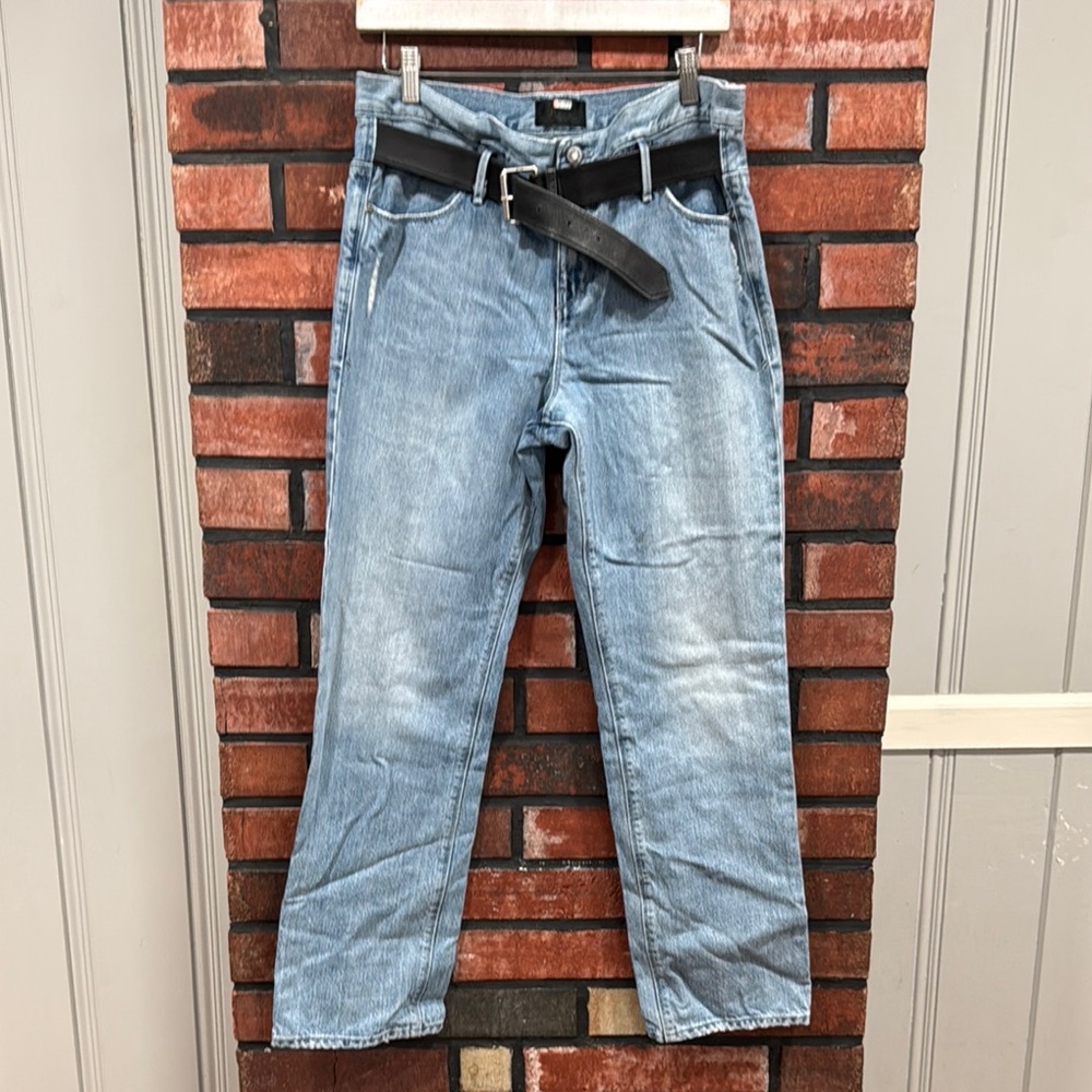 R+A Jeans with Black Belt